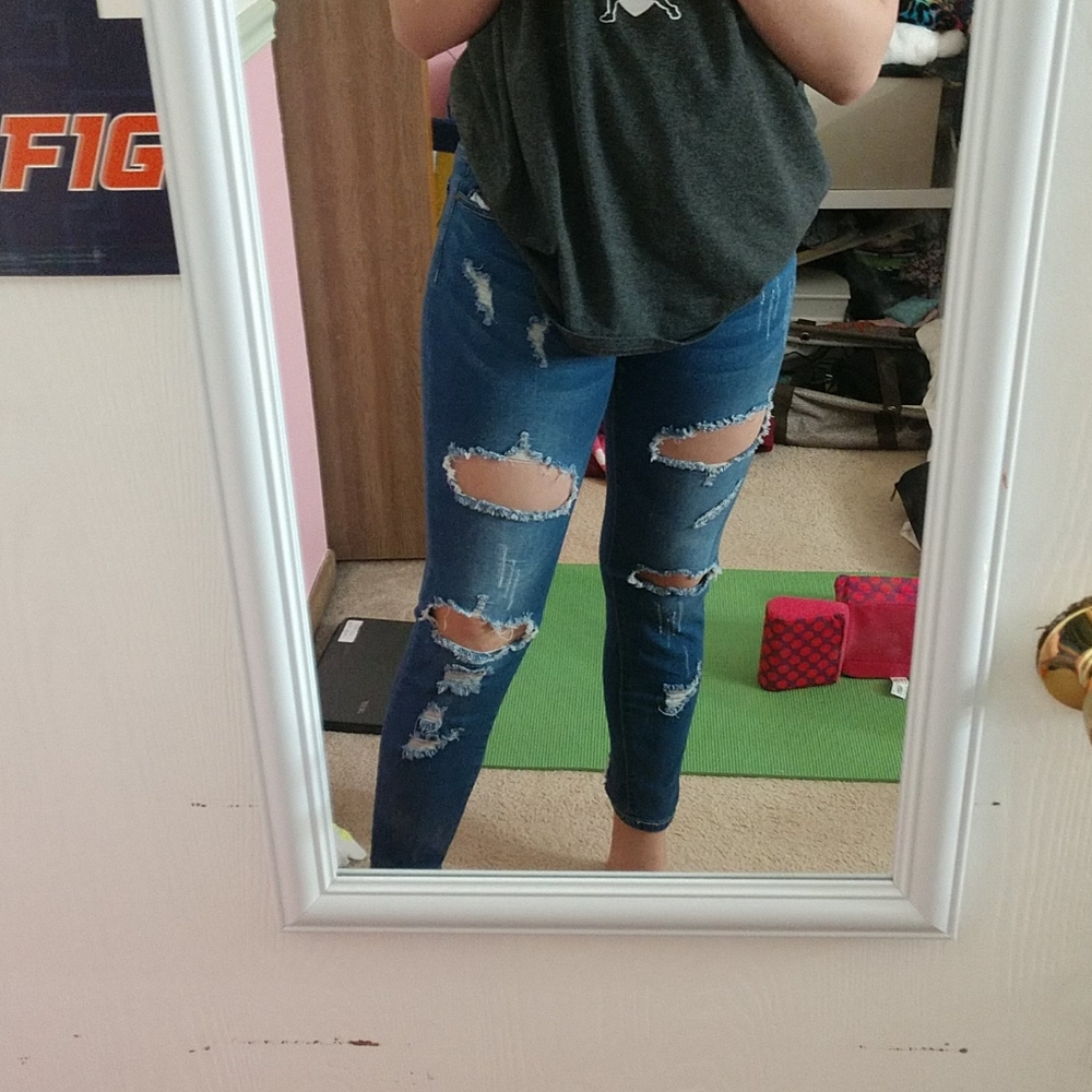 Ripped jeans
